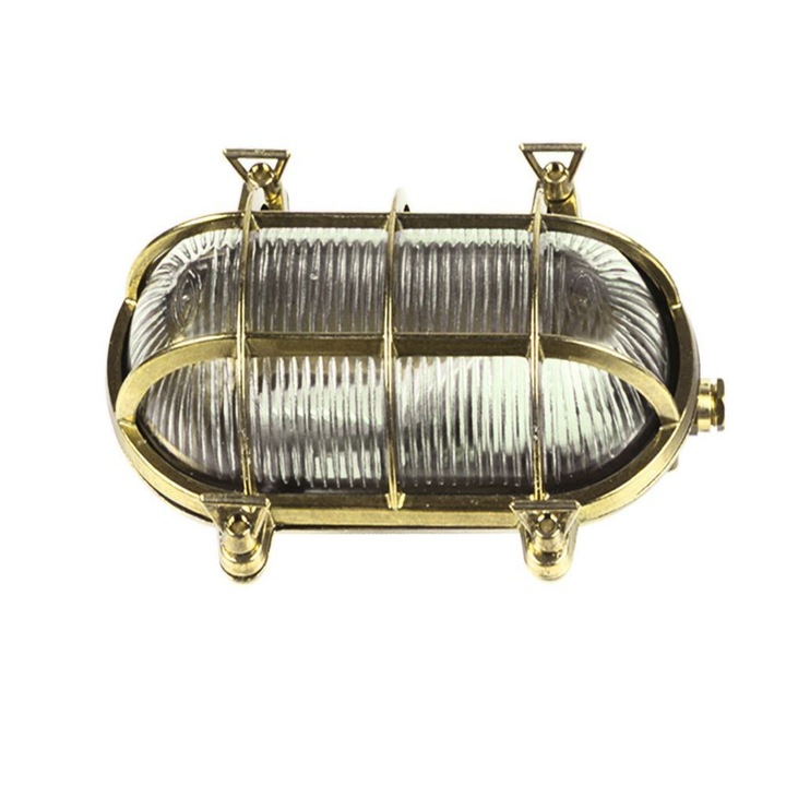 Aplica de perete, Lido, Alama, Auriu, 24x16.5 cm