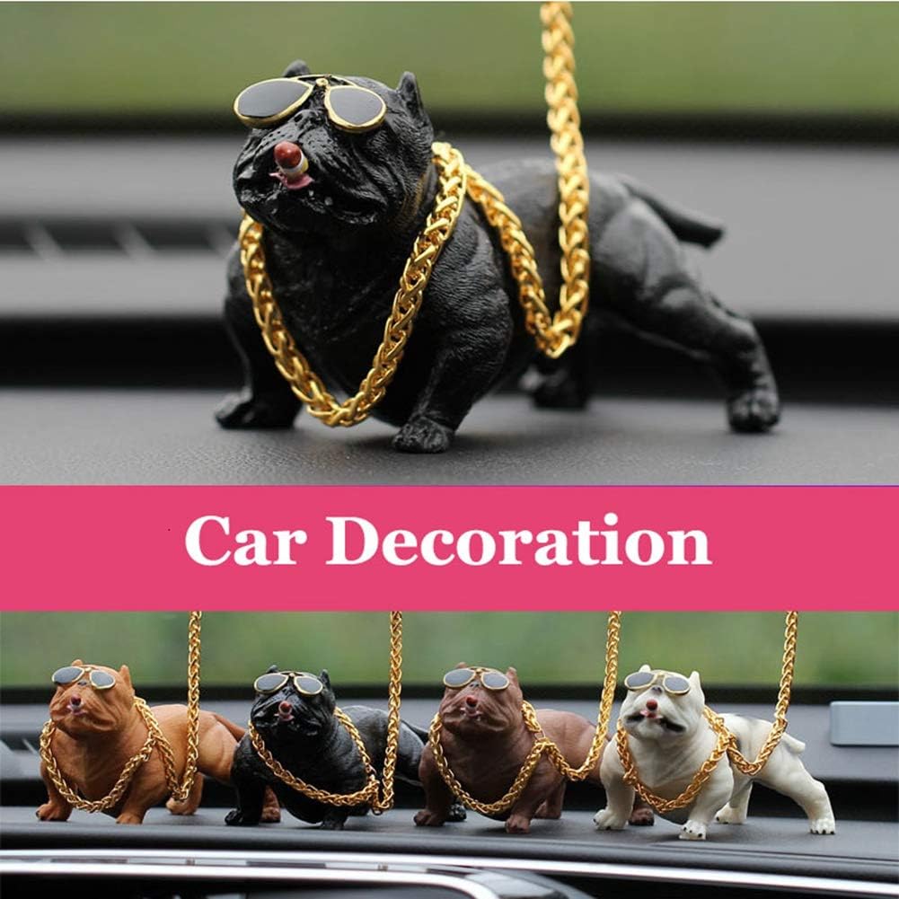 BALERP Auto-Dekoration, Hund, Pilotenpuppen-Ornamente,  Auto-Blinker-Wischer-Dekoration, Hund for Auto-Innenraum,  Armaturenbrett-Ornament (Size : 4)