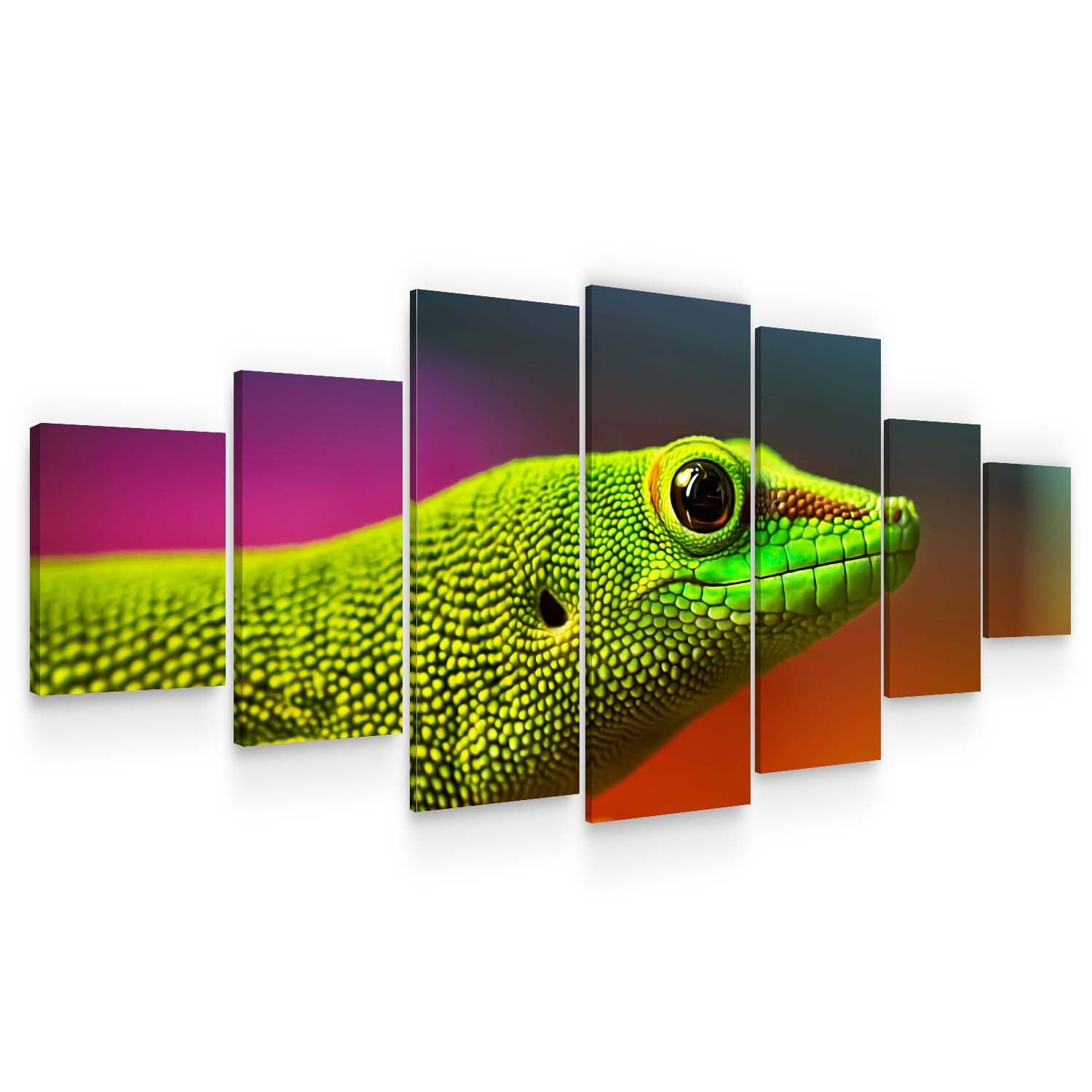 Set Tablou DualView Startonight Soparla, 7 piese, luminos in intuneric, 100 x 240 cm