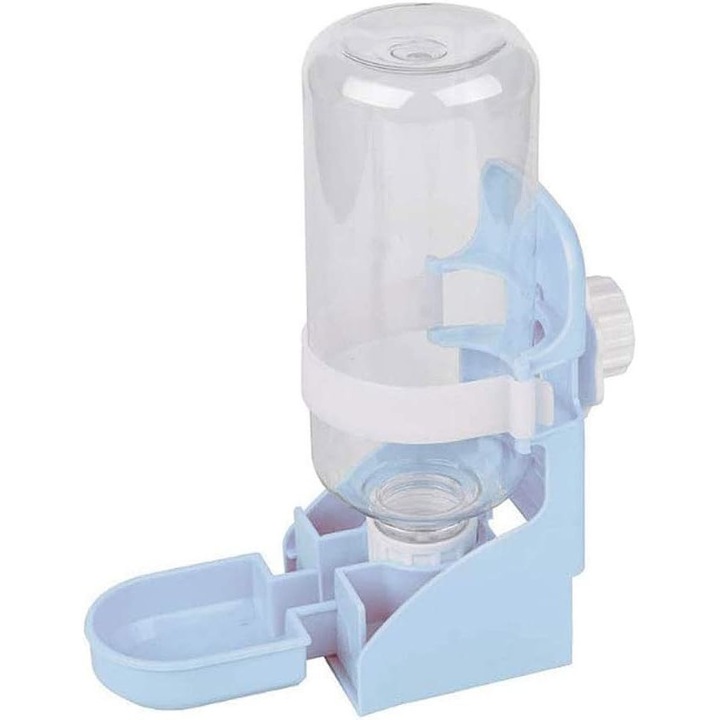 Диспенсър за храна за зайци, Longziming, Пластмаса, Син