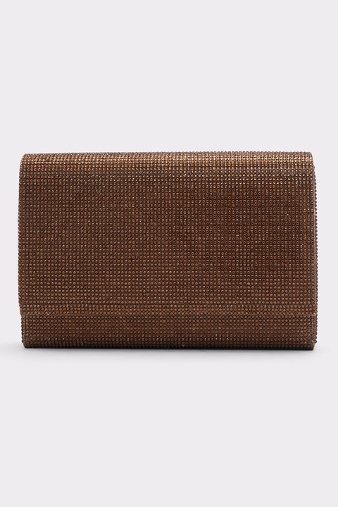 Aldo, Geanta crossbody cu strasuri Brandy, Bronz