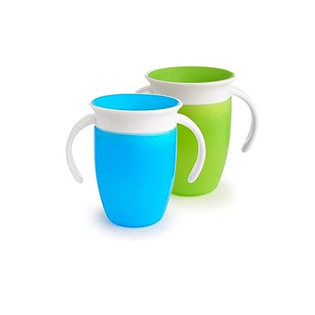 Ceasa Sippy, ceasca pentru copii mici, pachet de 2, albastru/verde ...
