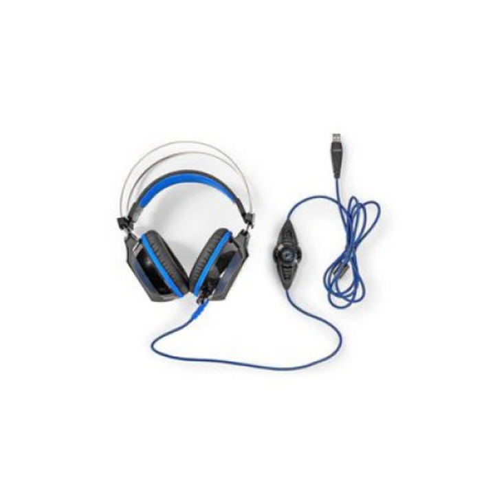 Nedis GHST500BK Surround Gaming Headset Fekete (GHST500BK)