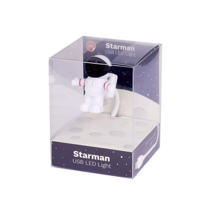 Lampa Light Starman, Balvi, USB, Negru/Alb, plastic