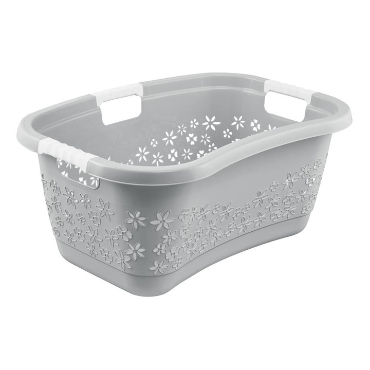 Keeeper Cos pentru haine 50L 65x45x28cm ergonomic Gri