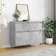 VidaXL 2 db betonszürke szerelt fa tálalószekrény 40 x 35 x 70 cm 23.7 kg 831141