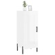 Servanta vidaXL, alb extralucios, 34,5x34x90 cm, lemn compozit, 14.3 kg 830454