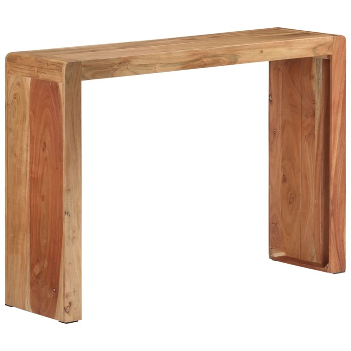 Конзолна маса vidaXL, 110x30x76 cм, Акациево дърво масив, 11.56 Kg