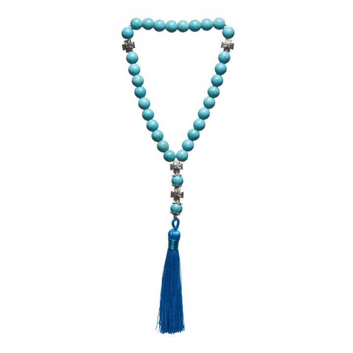 Talisman - Matanii pietre semipretioase Sela 47cm, Turcoaz