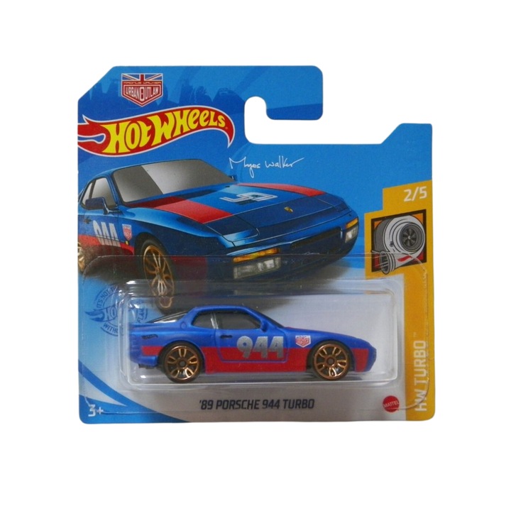 Masinuta metalica Hot Wheels, Porsche 944 Turbo, 1:64, Albastru