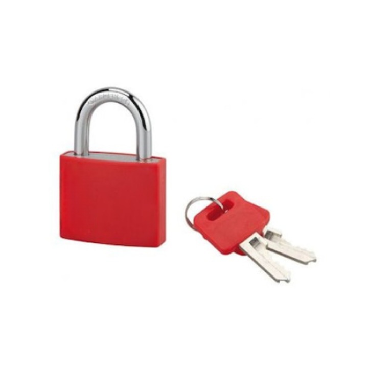 Lacat cu 2 chei, 40 mm, aluminiu