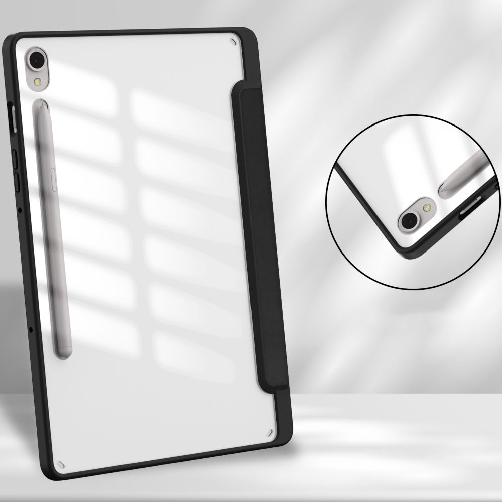 Husa Tech-Protect Smartcase Pen Hybrid compatibila cu Samsung Galaxy Tab S9 11 inch Black