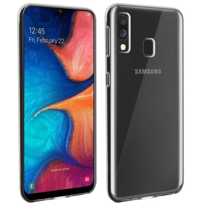 Калъф за SAMSUNG Galaxy A20e - Ultra Slim 1 мм (Прозрачен)
