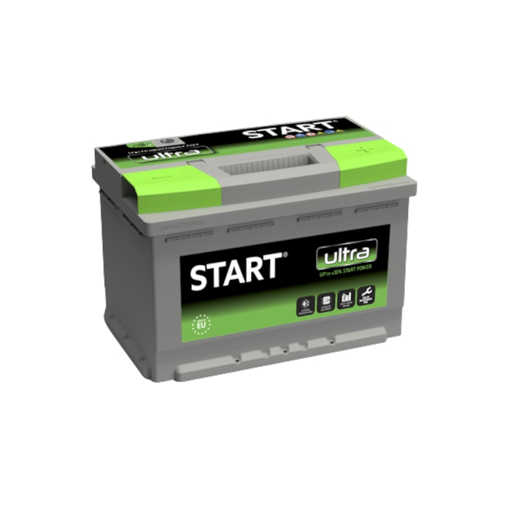 Акумулатор Start Ultra, 75Ah, 720A, R+, h190mm