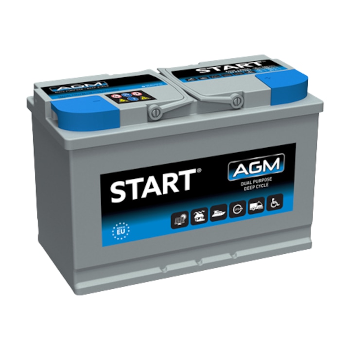 ΠΠΊΡΠΌΡΠ»Π°ΡΠΎΡ Start, AGM, Deep Cycle, 100Ah, R+