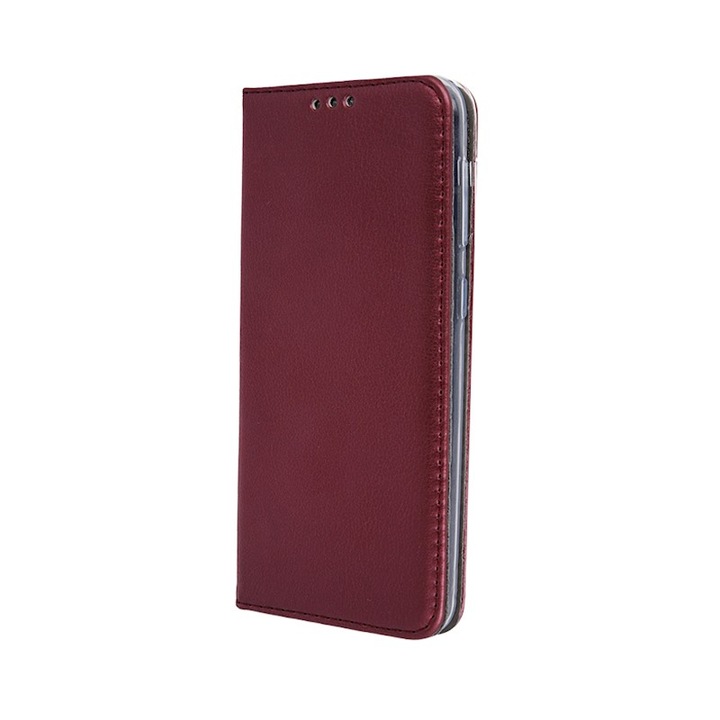 Капак за Realme C67 4G flip book smart case бордо