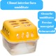 Dezumidificator Pasiv Hasepe® Cu 2 Rezerve 400G Parfum Vanilie, Dezumidificator Pasiv Fara Energie Pentru Spatii Pana La 35 Mp, Dezumidificator Pasiv Pentru Bai Dulapuri Rulote Si Autorulote, Sistem Absorbtie Umiditate Eficient Si Utilizare Simpla