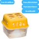 Dezumidificator Pasiv Hasepe® Cu 2 Rezerve 400G Parfum Vanilie, Dezumidificator Pasiv Fara Energie Pentru Spatii Pana La 35 Mp, Dezumidificator Pasiv Pentru Bai Dulapuri Rulote Si Autorulote, Sistem Absorbtie Umiditate Eficient Si Utilizare Simpla