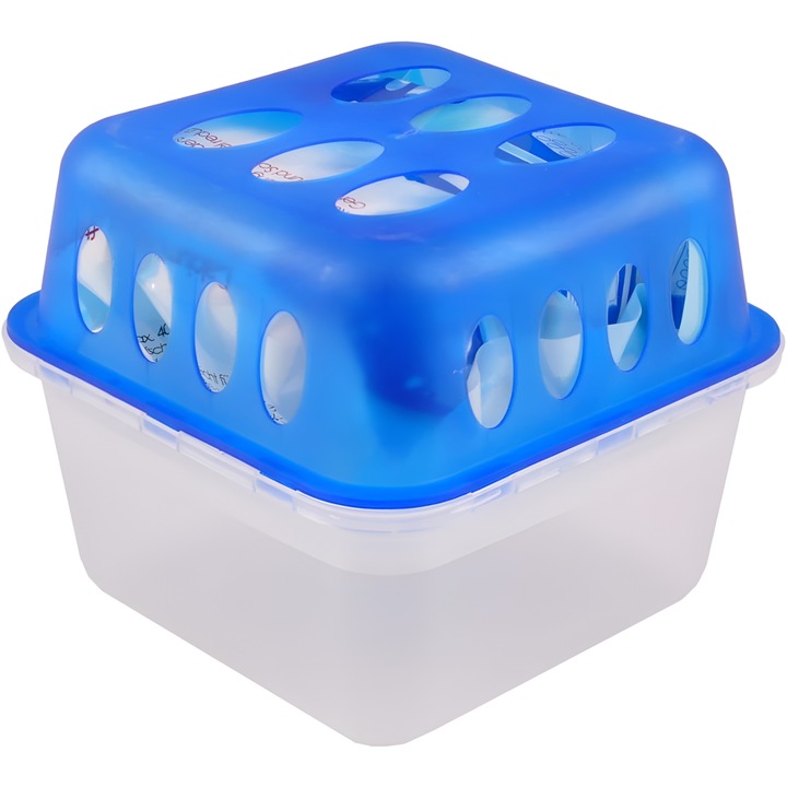 Dezumidificator Pasiv HASEPE, 2 Rezerve Incluse, 400 g, Fara Parfum, Fara Energie, Pentru Spatii Pana la 35 m², Bai, Dulapuri, Rulote si Autorulote