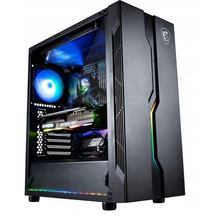 VIST Sistem PC AMD Ryzen 7 5700X, Ram 32GB, NVIDIA GeForce RTX 4070Ti Super, SSD 2TB M.2, WIFI, Windows 11 Pro preinstalat