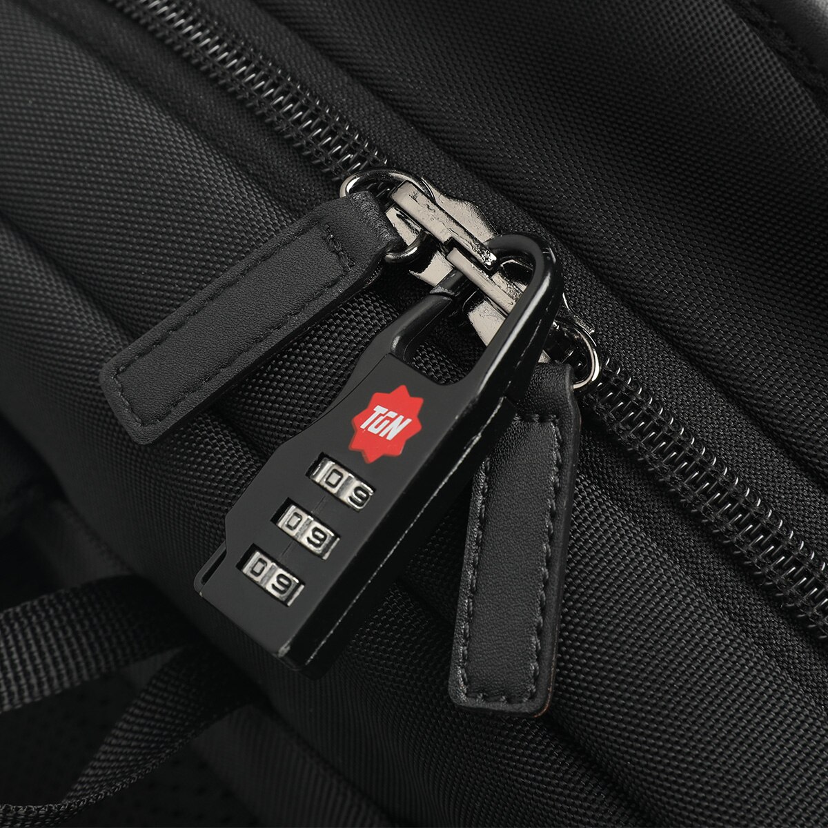 Rucsac laptop 15.6" smart business, impermeabil, cu buzunar laptop antisoc, Tigernu, 43.5x30x21 cm, Negru