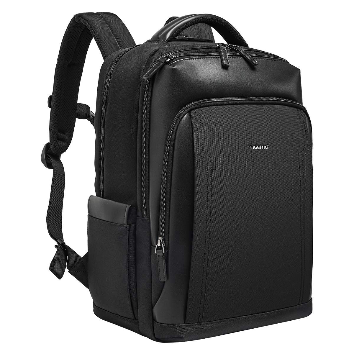 Rucsac laptop 15.6" smart business, impermeabil, cu buzunar laptop antisoc, Tigernu, 43.5x30x21 cm, Negru