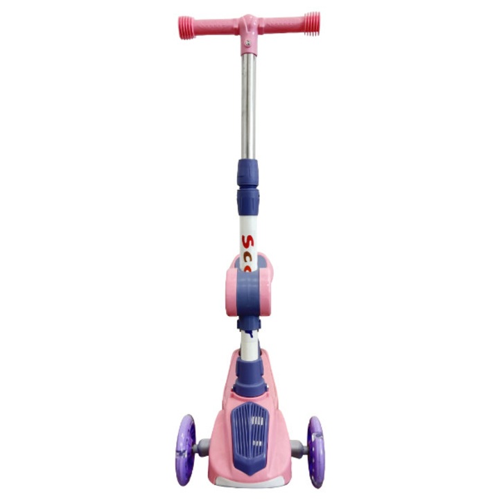 Trotineta Copii Mixbo 2-in-1 cu Sezut 18 luni - 8 Ani, Lumini, Roz