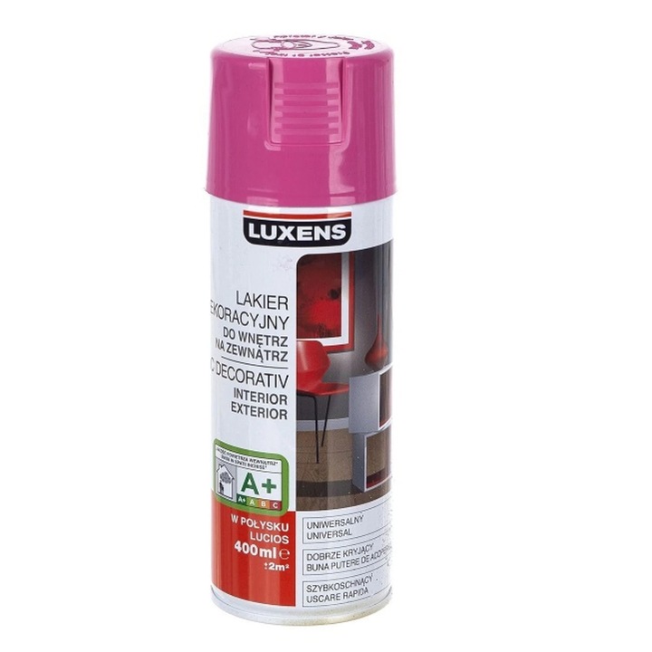 Luxens lila tulipán fényes spray festék 400 ml