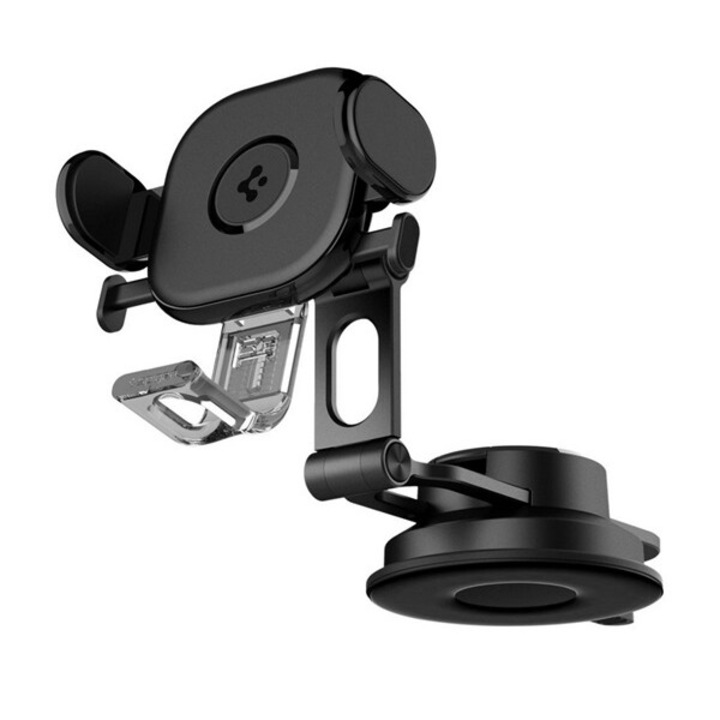Spigen uts35 onetap autós tartó, műszerfalra, tapadókorongos, automata, 360°, fekete