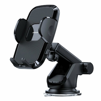 Suport auto pentru telefon, Joyroom, JR-ZS259, Negru, Montare pe parbriz sau bord, Reglare 360 grade, Universal