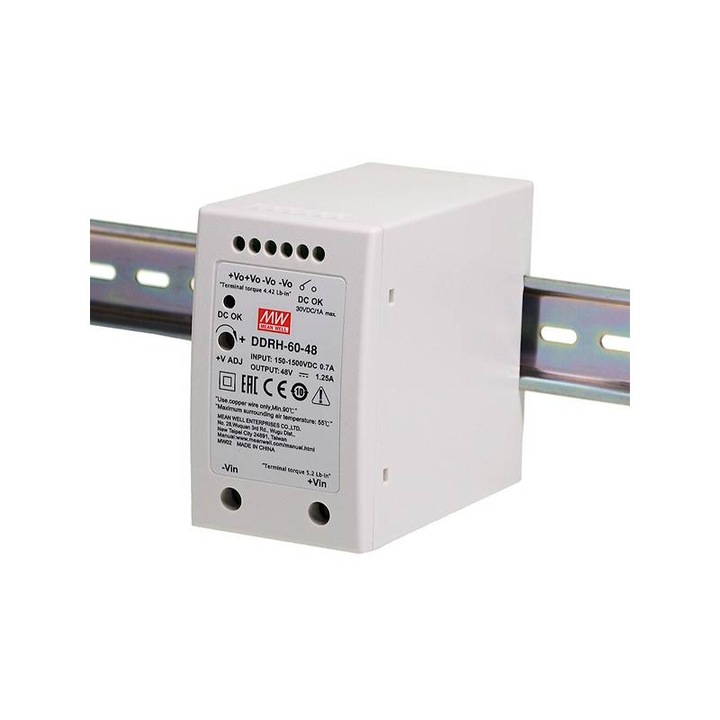 Convertor pentru fotovoltaice DDRH-60-48 Mean Well