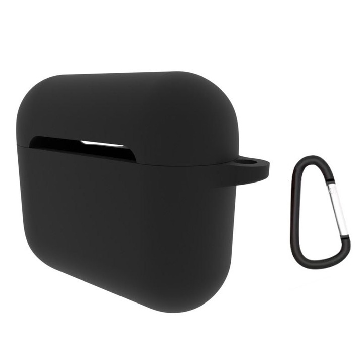 Husa din silicon marca THD pentru protectia castilor Skullcandy Indy Evo, culoarea negru