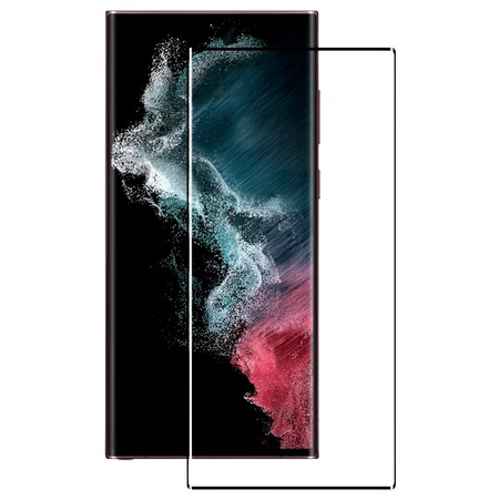 Folie Sticla 3D pentru Samsung Galaxy S22 Ultra, Ultra Clear, Full Glue ...