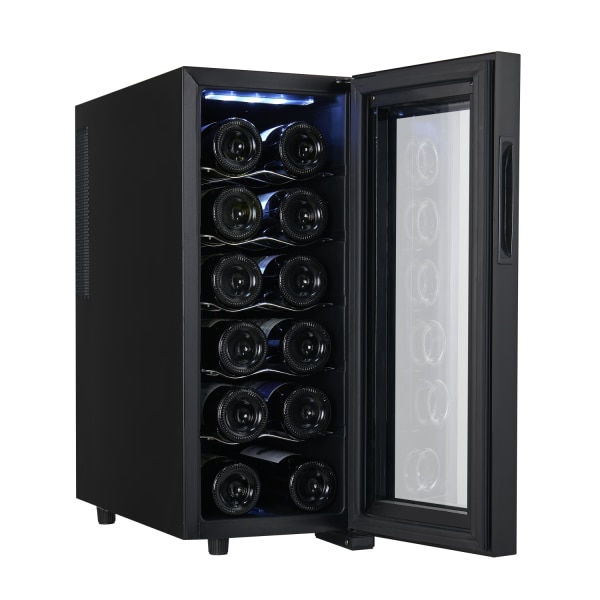 Frigider pentru vinuri Zilan ZLN4682 Negru, 33L, 50W, iluminare interioara
