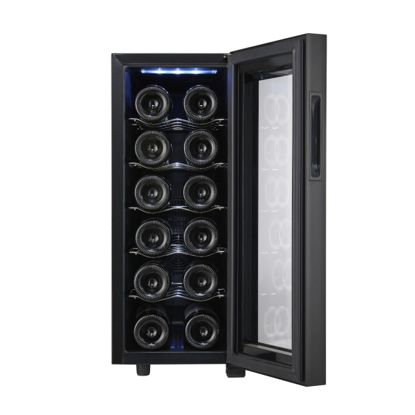 Frigider pentru vinuri Zilan ZLN4682 Negru, 33L, 50W, iluminare interioara