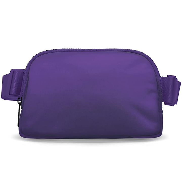 Чанта за кръста за спортно бягане Водоустойчива, унисекс, найлонова, лилава, 20*12*5см