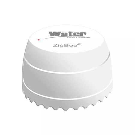 Senzor inteligent de scurgeri/inundatie, ZigBee, alb, compatibil cu aplicatiile TuyaSmart si SmartLife, model PST-SQ500A