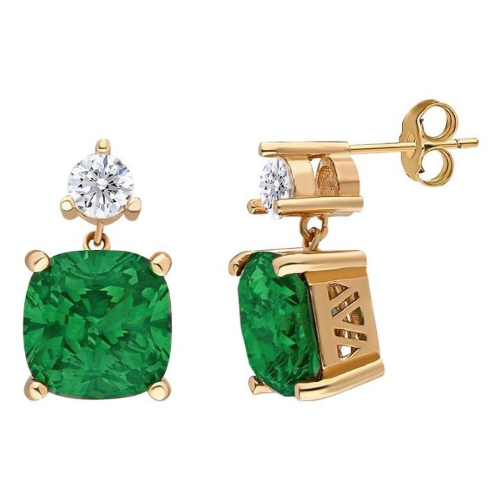 Cercei aur galben 14k Clarit Paraiba