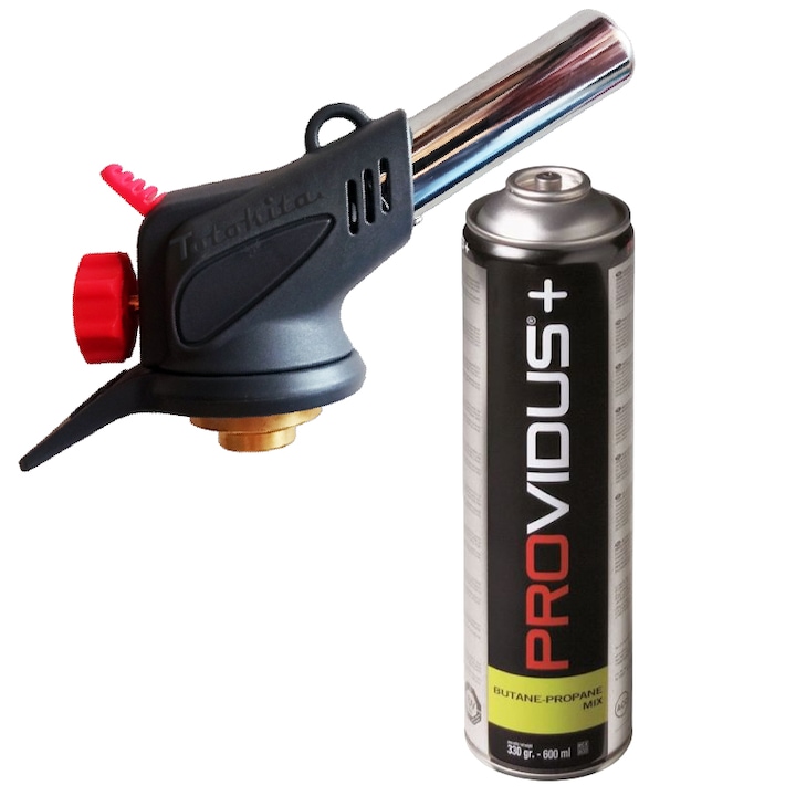 Комплект газови бутилки 330 gr, плюс разпръскваща глава 330, Totokita®