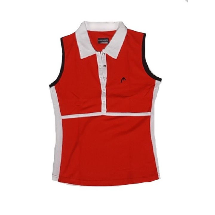Tricou sport dama Head, rosu-alb, masura 36