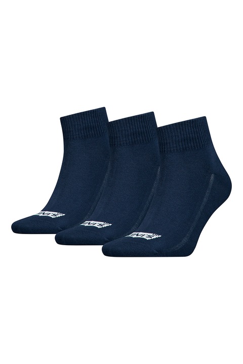 Levi's, Къси чорапи - 3 чифта, Тъмносин, 35-38