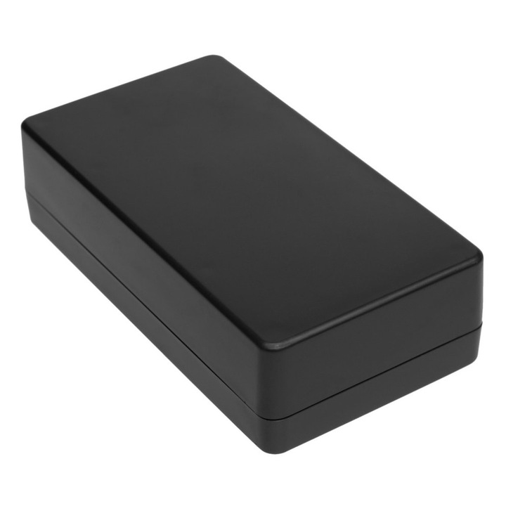 Carcasa pentru PCB-uri, 42 x 84 x 154 mm, Negru