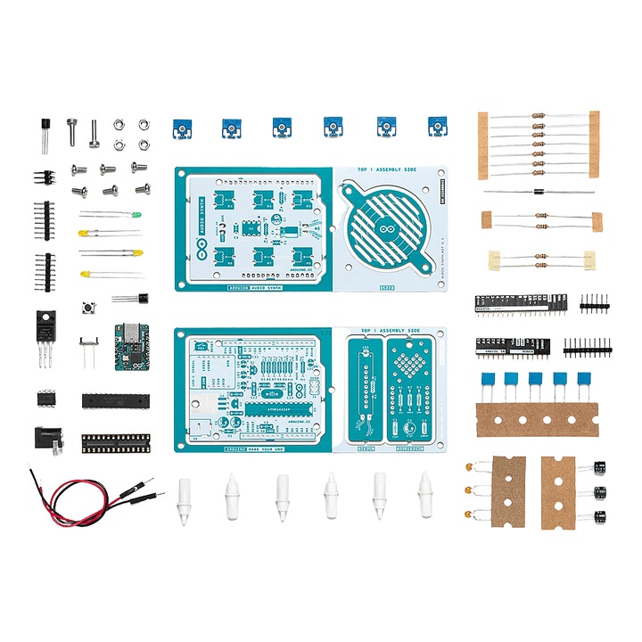 Аудио комплект, Arduino, USB C, 154 x 82 x 32 mm, Многоцветен