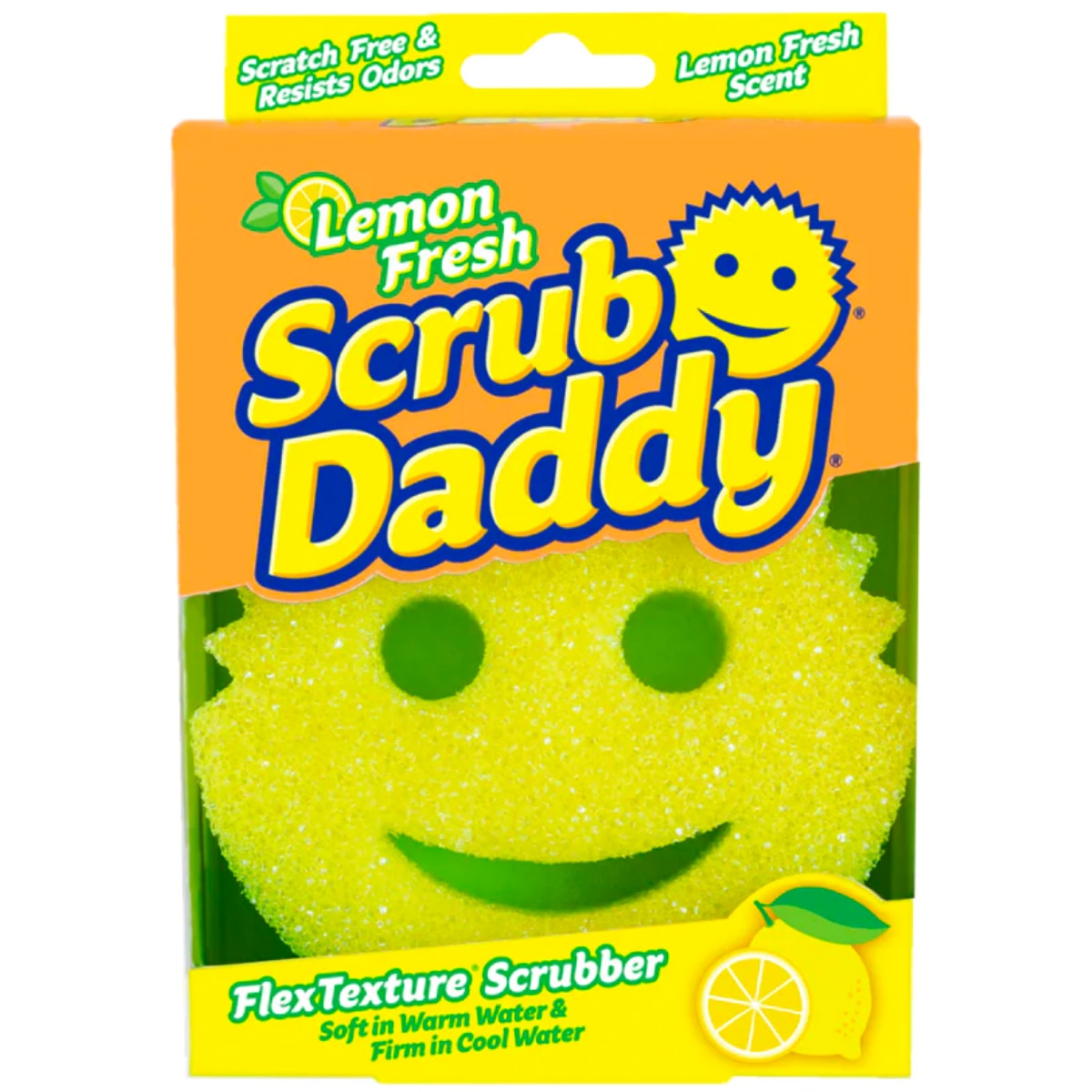 Burete Scrub Daddy Scrub Mommy Cat, cu Suprafata Dubla, De Curatat Fara  Zgarieturi, 10 x 10 cm 