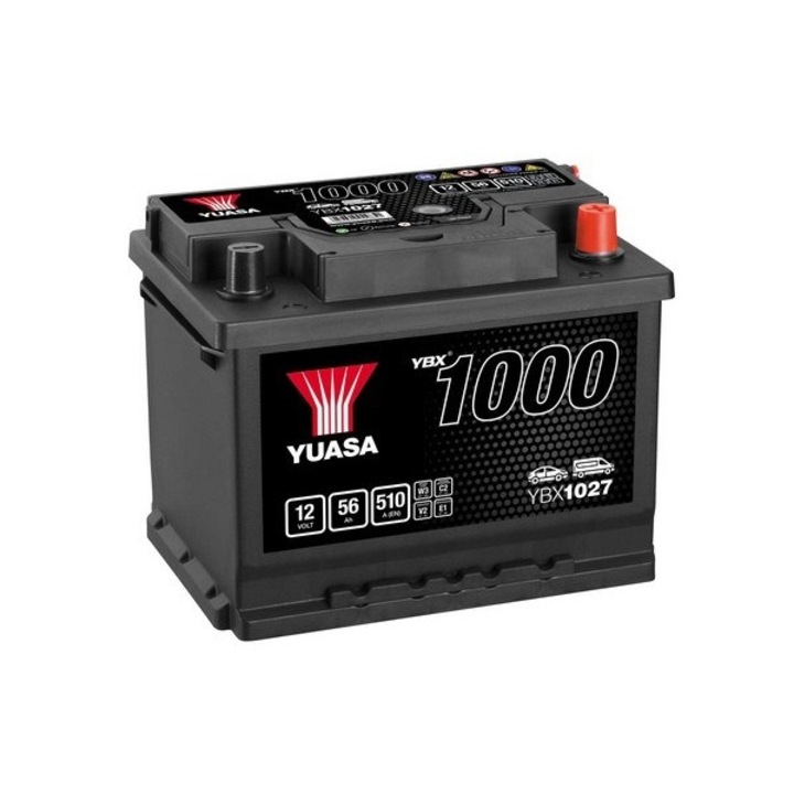 Акумулатор Yuasa, YBX1000,56Ah, 510A, R+