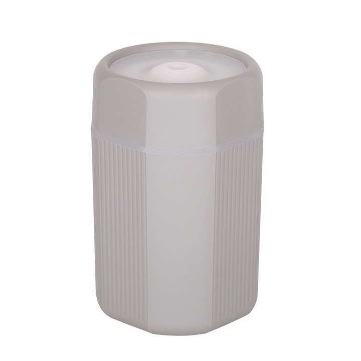 Hordozható párásító, színes környezeti fény, 2 permetezési mód, automatikus kikapcsolás, 300 ml