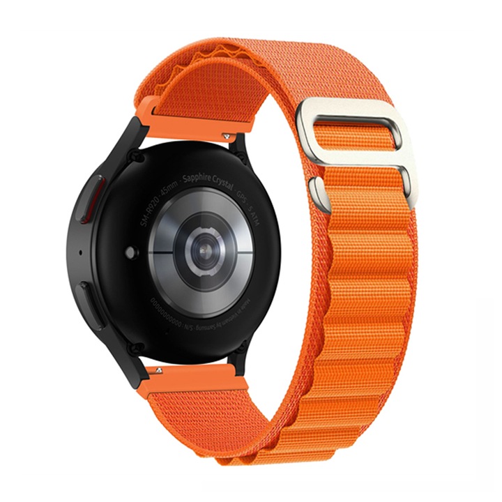 Текстилна каишка Nordic за смарт часовник Huawei Watch GT4 46мм, оранжева