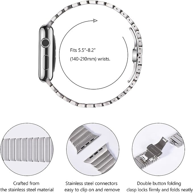 Curea Metalica Premium Svodmedia Compatibila Cu Apple Watch