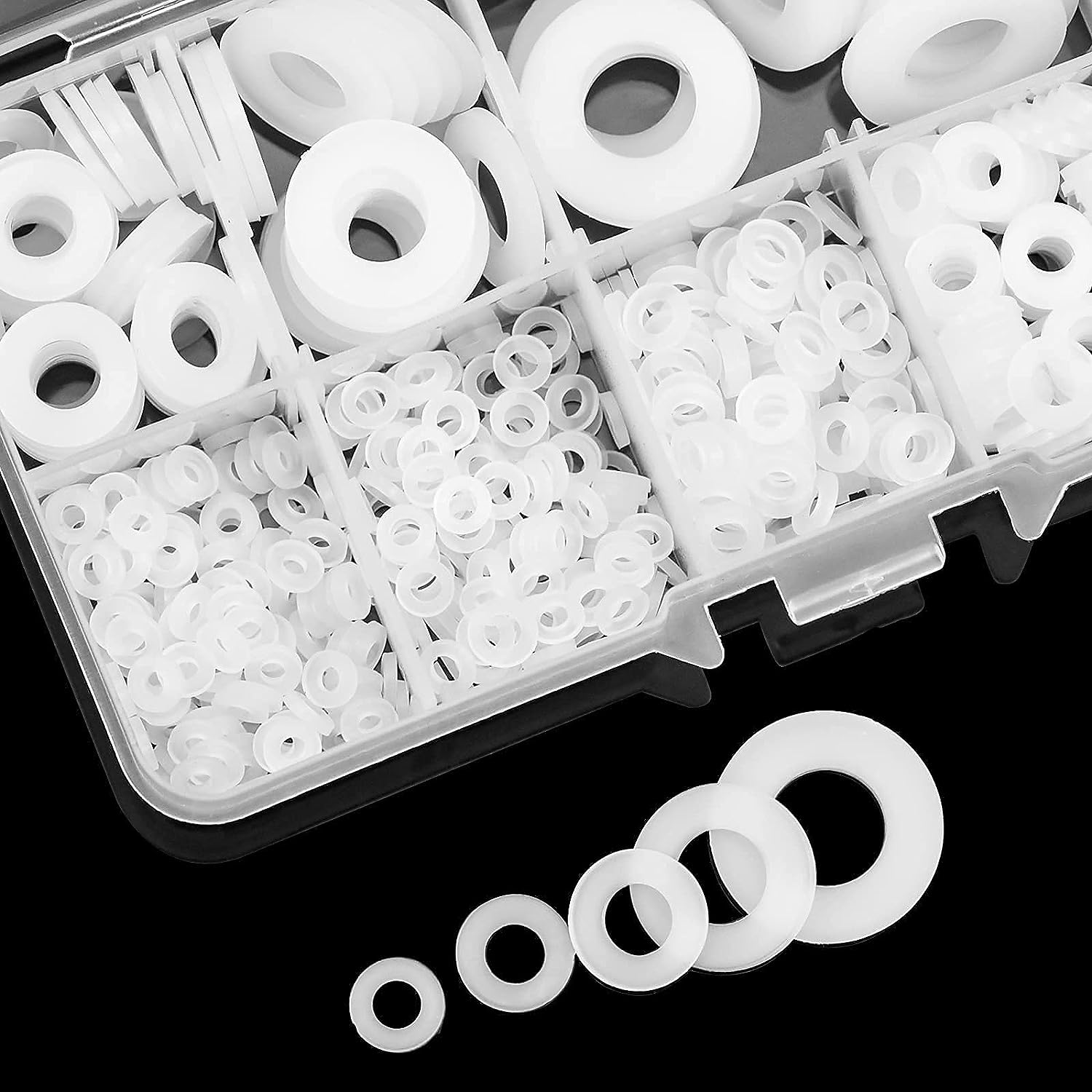 Set 780 saibe, Plastic, Alb eMAG.ro