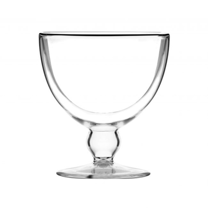 Set 2 pahare desert, Vialli Design Amo, perete dublu, 250ml